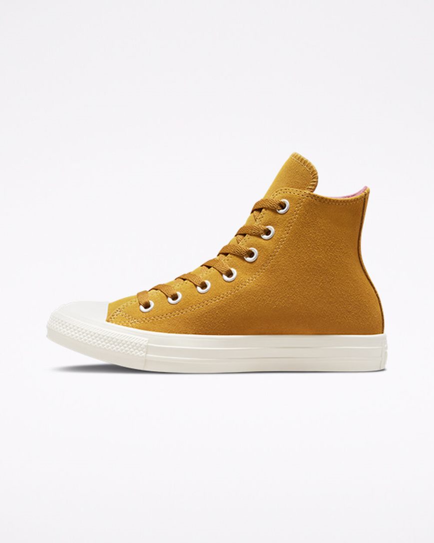 Zapatillas Altas Converse Chuck Taylor All Star Classic Mujer Amarillo | PE 4L05PE